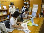 職業体験カウンター実習