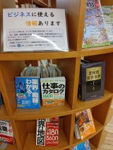レファレンス展示の写真